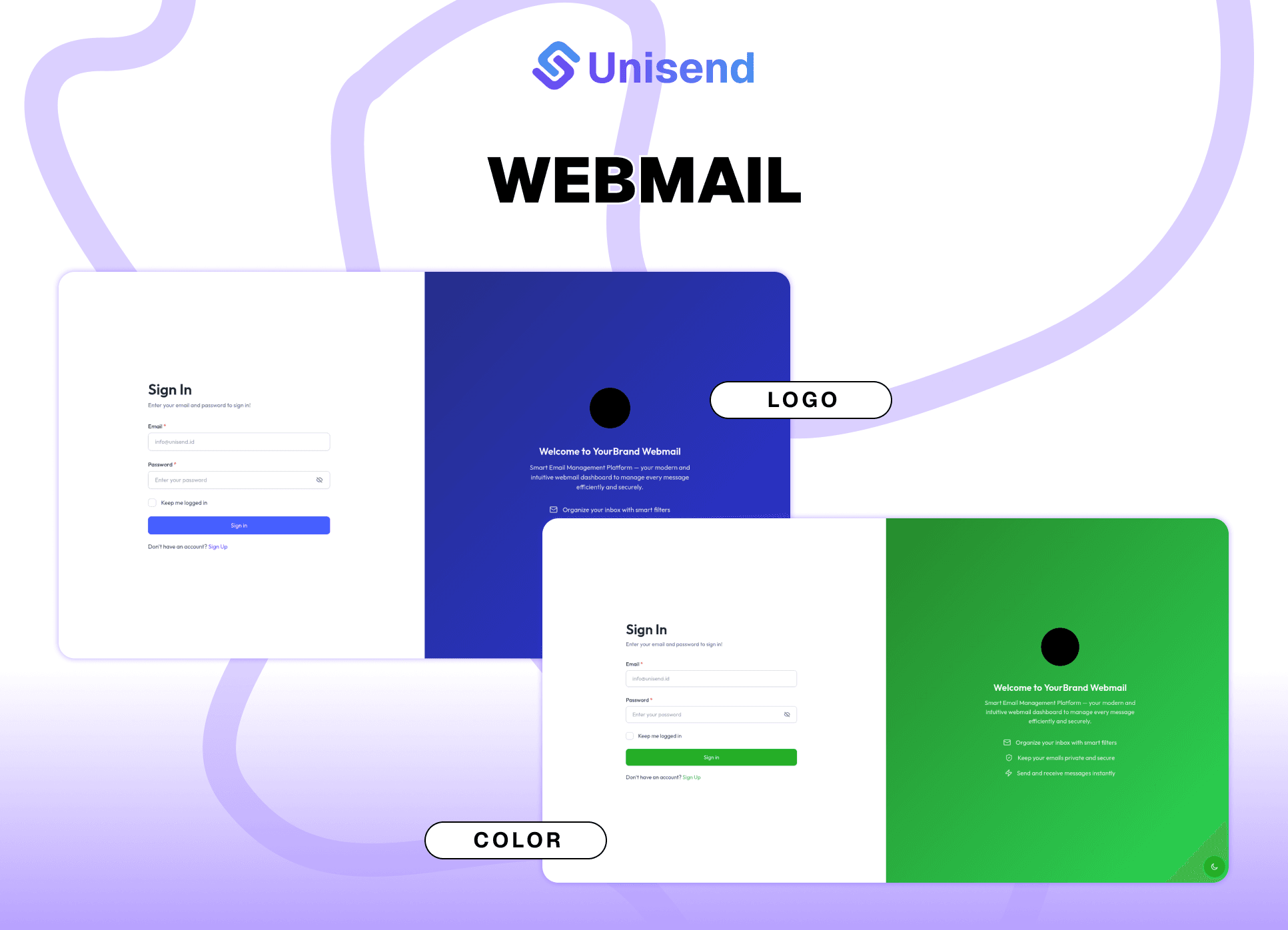 Preview dashboard whitelabel
